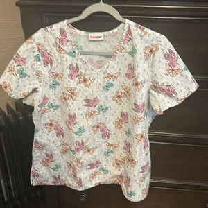 Scrub star scrub top